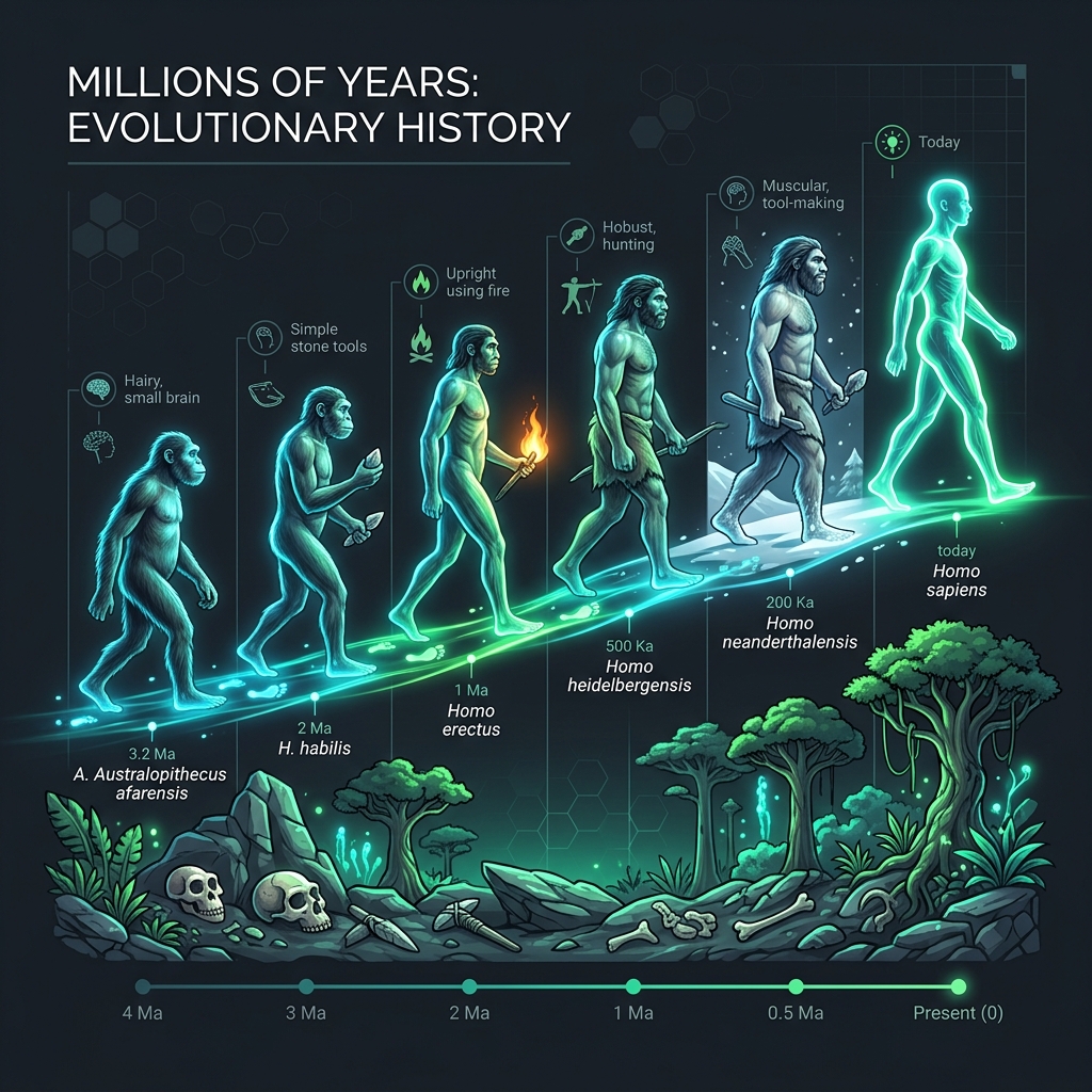 Millions of Years: Evolutionary History